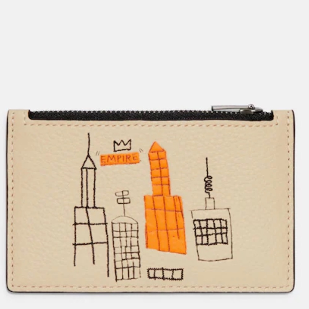 Coach Card Case Jean-Michel Basquiant Collection